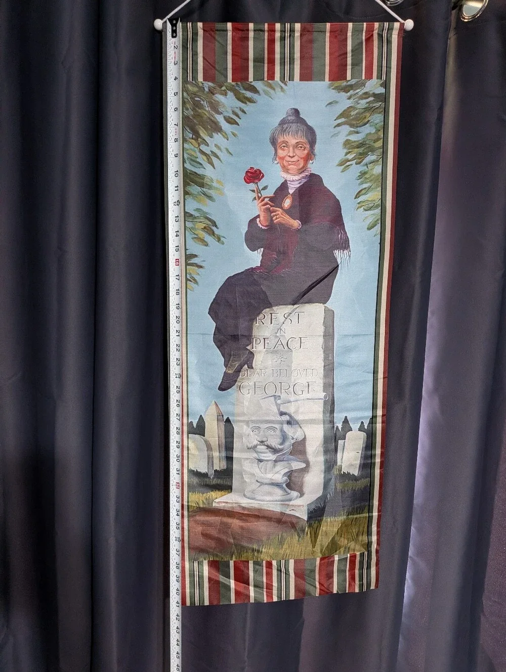 Haunted Mansion Constance Hatchaway Stretching Portrait Hanging Banner